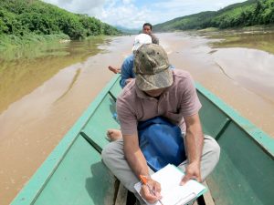 Fish conservation zone survey in Lao PDR